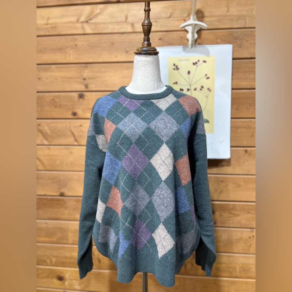 Vintage Castle Knitwear Lambswool Sweater – Made in Ireland (EU 46, Fits M/L)